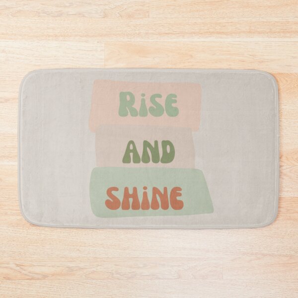 Item preview, Rise and shine, inspirational life quote (colour palette, color palete) designed and sold by Sanaura.