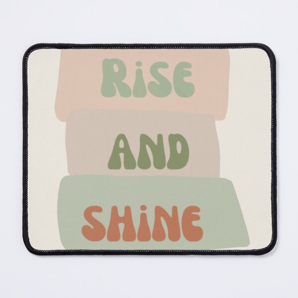 Item preview, Rise and shine, inspirational life quote (colour palette, color palete) designed and sold by Sanaura.