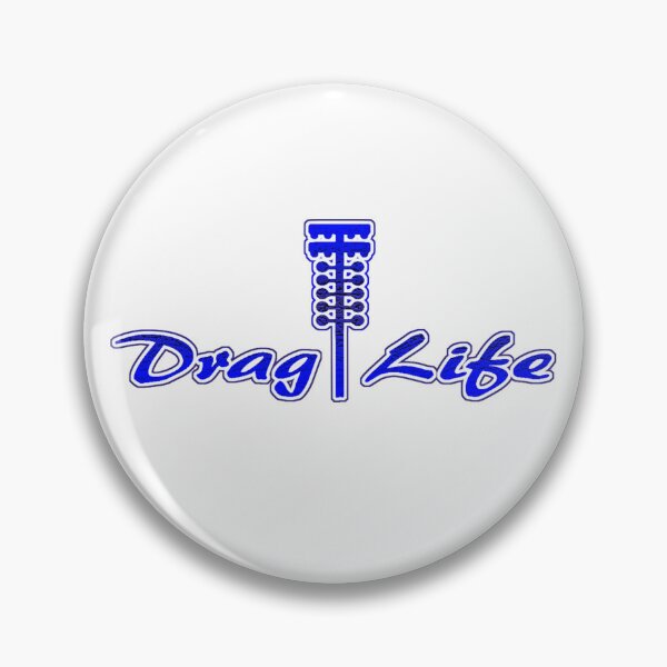 Item preview, Drag Life Blue logo designed and sold by FabFreakShop.