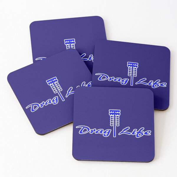 Item preview, Drag Life Blue logo designed and sold by FabFreakShop.