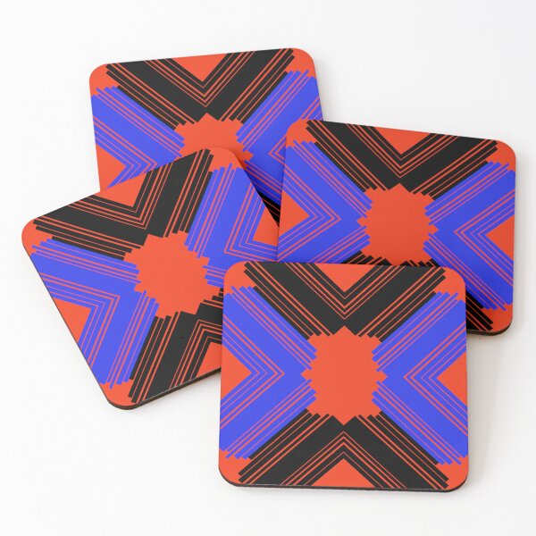 Item preview, Abstract Pattern Block | Minimal Design | Bold Colors designed and sold by The Bubble 1307.