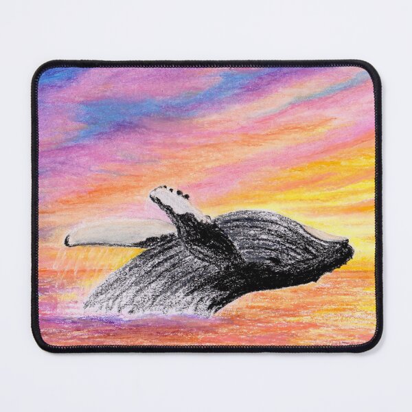 Item preview, Whale and sunset designed and sold by YuNikDraw.