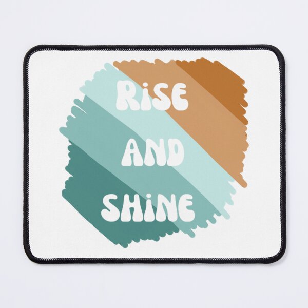 Item preview, Rise and shine, inspirational life quote (colour palette, color palete) designed and sold by Sanaura.