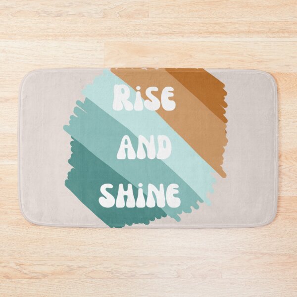 Item preview, Rise and shine, inspirational life quote (colour palette, color palete) designed and sold by Sanaura.