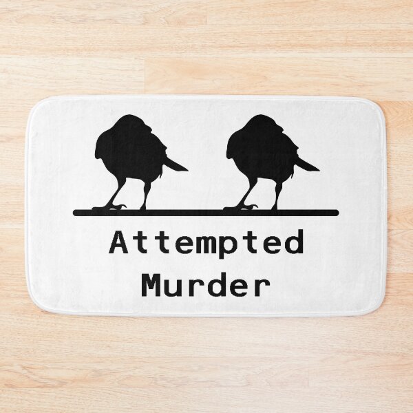 Item preview, What do we call two crows on a branch ? attempted murder designed and sold by TheMattDesigns.