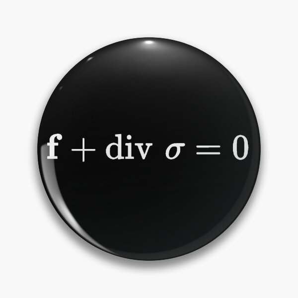 Item preview, Fundamental equation of continuum mechanics dark version designed and sold by NoetherSym.