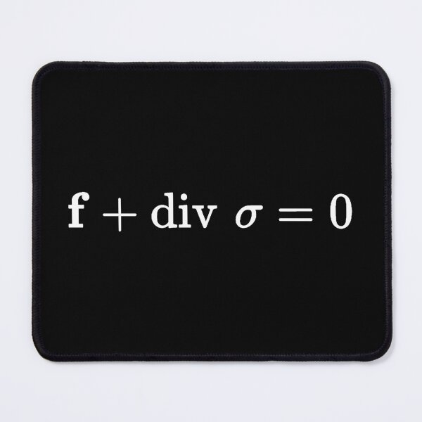 Item preview, Fundamental equation of continuum mechanics dark version designed and sold by NoetherSym.