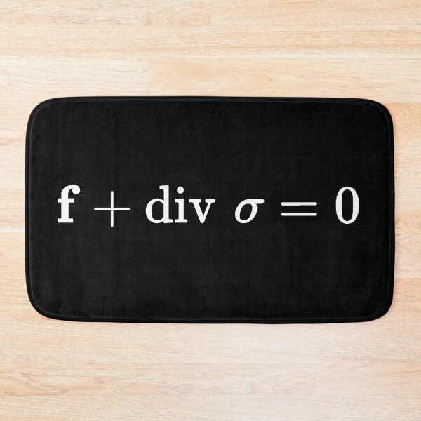 Item preview, Fundamental equation of continuum mechanics dark version designed and sold by NoetherSym.
