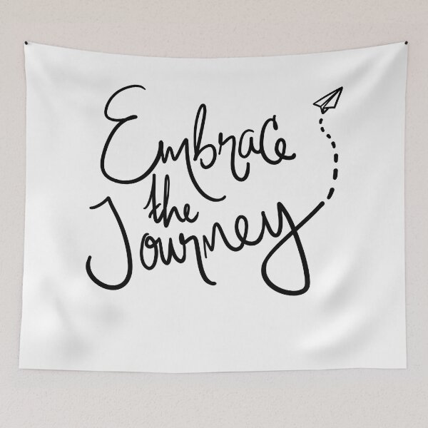 Item preview, Embrace the Journey Lettering design designed and sold by Khotekmei.