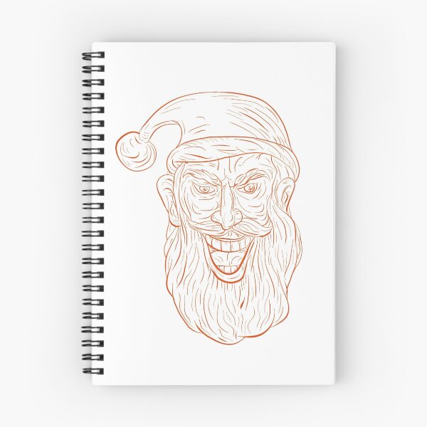 Item preview, Evil Santa Claus Head Drawing designed and sold by patrimonio.