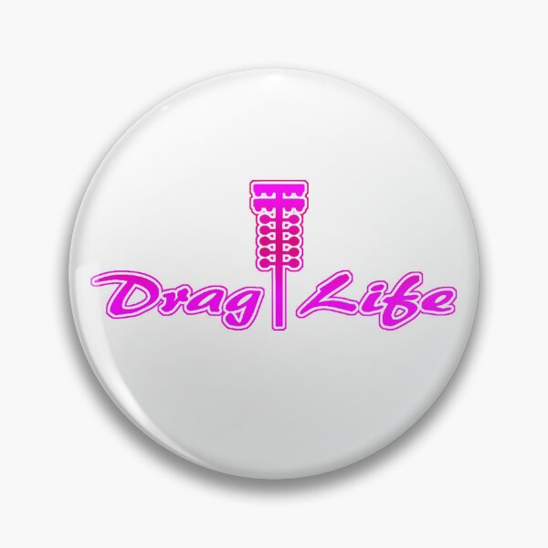 Item preview, Drag Life Pink logo designed and sold by FabFreakShop.