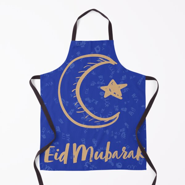 Item preview, Sakina Gifts Eid Mubarak Crest Moon Scribble designed and sold by SakinaGifts.