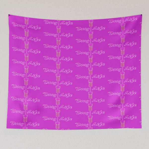 Item preview, Drag Life Pink logo designed and sold by FabFreakShop.