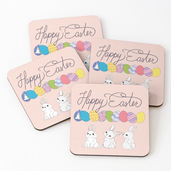 Item preview, Happy Easter; Bunnies and Eggs designed and sold by Missing In Art.