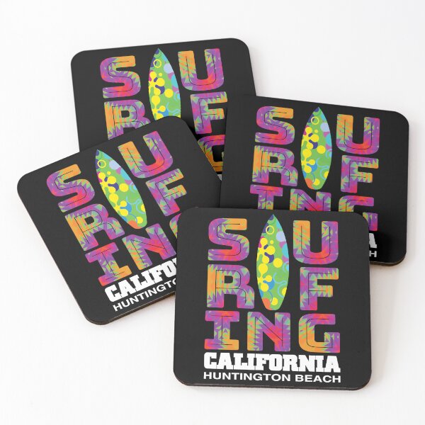Item preview, Surfing Huntington Beach California Surf Cali Beach Bum designed and sold by CharJens.