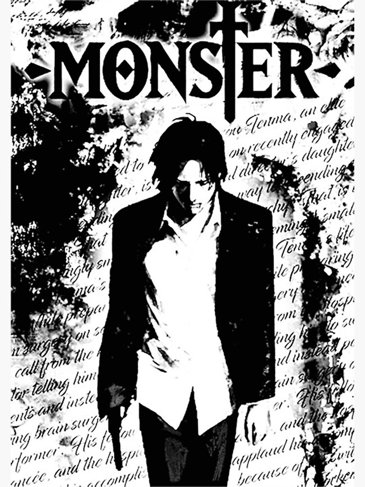 Monster  Monster Anime  Posters and Art Prints  TeePublic