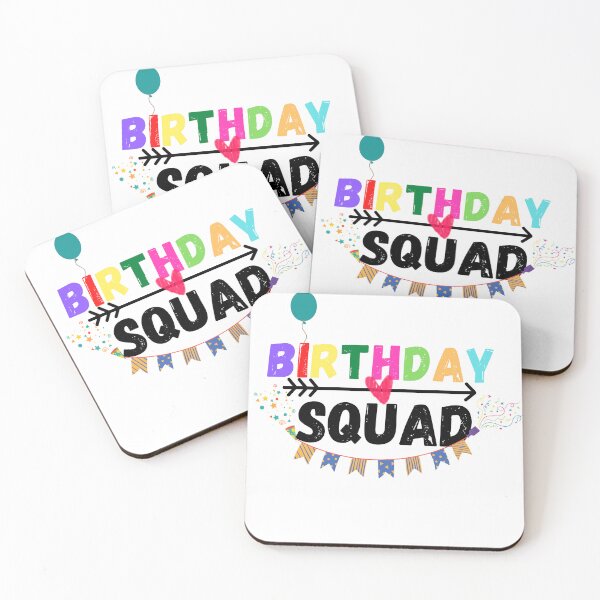 Item preview, birthday squad designed and sold by ronaldsonou.