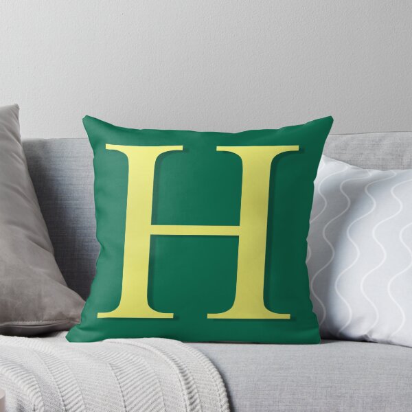Item preview, The Letter H Gold on Christmas Green 5748 designed and sold by Art in My Loft.