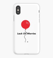 Lack Of Worries iPhone Case