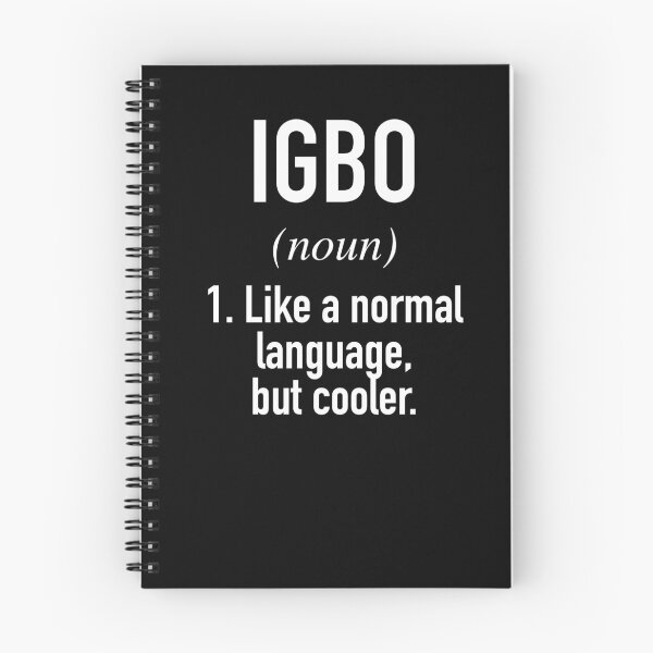 Item preview, Igbo Language designed and sold by HiddenVerb.