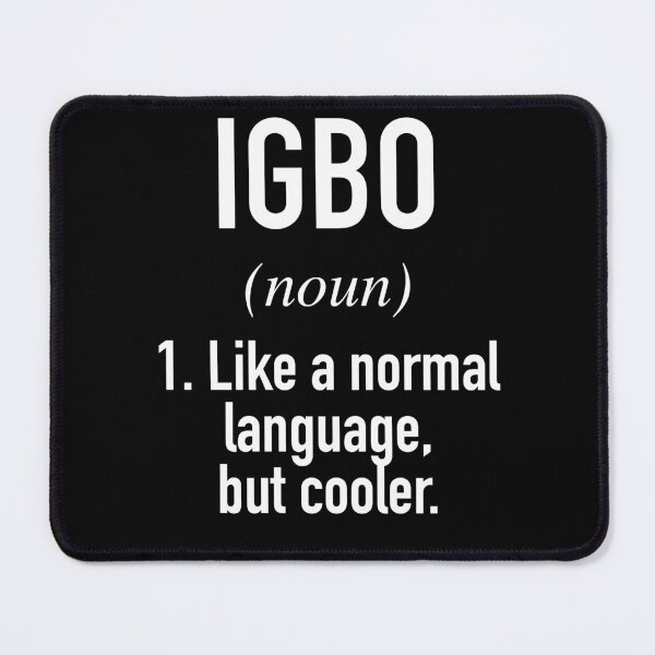 Item preview, Igbo Language designed and sold by HiddenVerb.