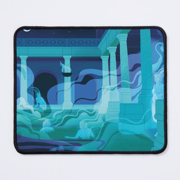 Item preview, Night at the Baths - Aqua designed and sold by flaroh.