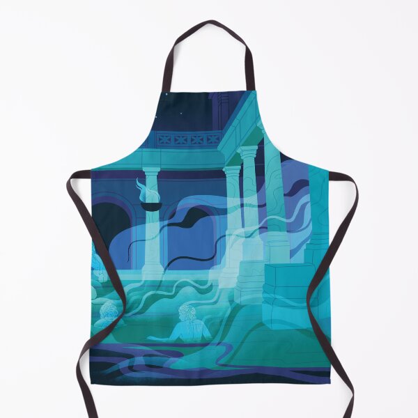 Item preview, Night at the Baths - Aqua designed and sold by flaroh.
