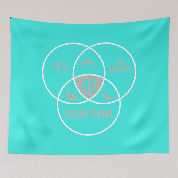 Item preview, 42 Answer to Everything Universe Life Circle designed and sold by MarryBernado.