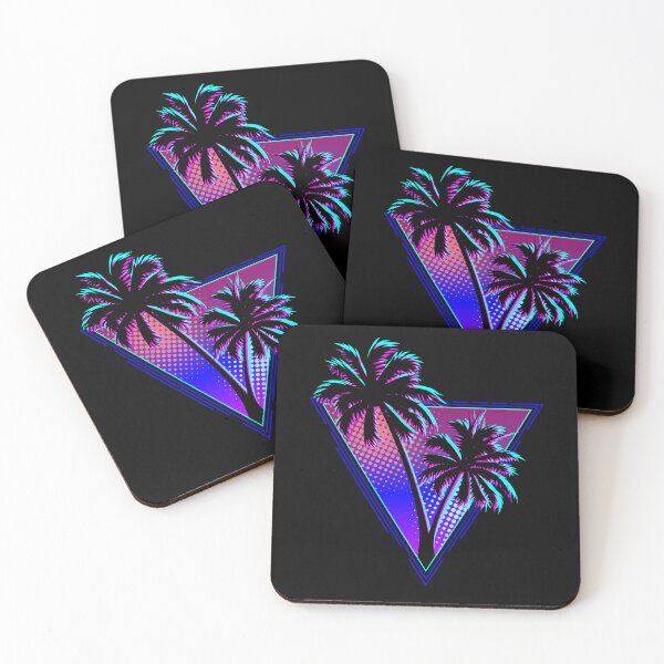 Item preview, Purple Midnight Retro Palm Tree Silhouette Design designed and sold by BrobocopPrime.