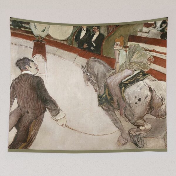 Artikelvorschau, Equestrienne (im Cirque Fernando) - Henri de Toulouse-Lautrec - Vintage Art entworfen und verkauft von RickE.