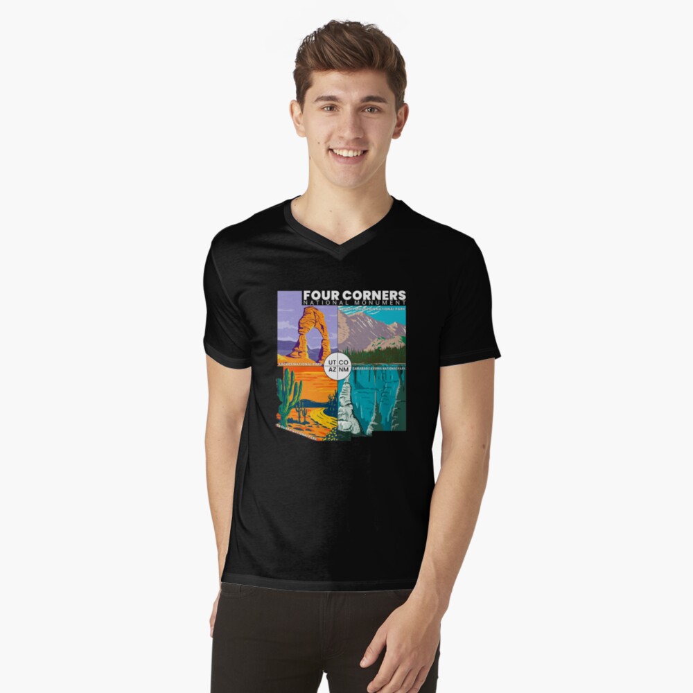 Item preview, V-Neck T-Shirt designed and sold by KrisSidDesigns.