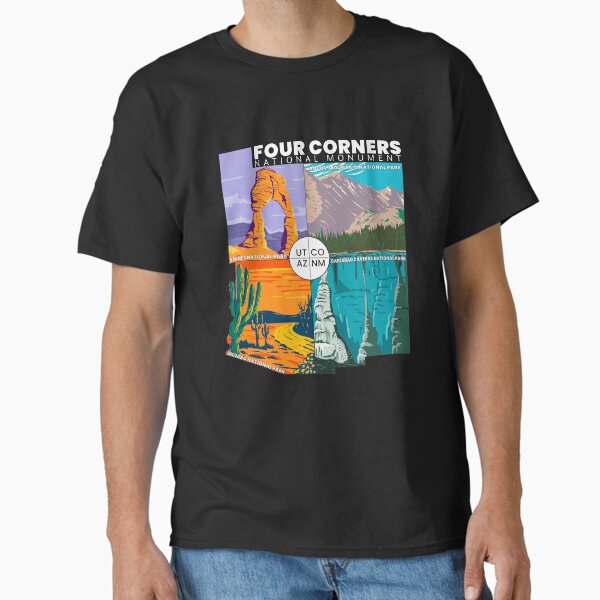 Item preview, Four Corners National Monument with National Parks designed and sold by KrisSidDesigns.
