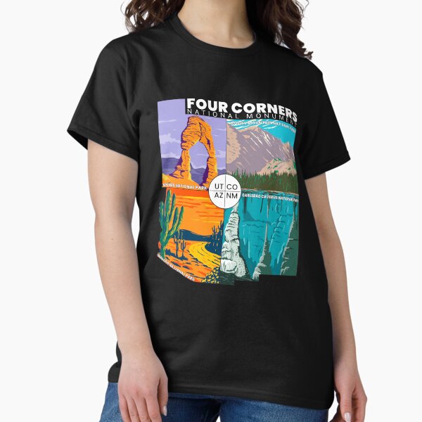 Artikel-Vorschau von Four Corners National Monument mit Nationalparks, designt und verkauft von KrisSidDesigns.