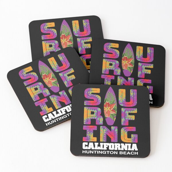 Item preview, Surfing Huntington Beach California Surf Cali Beach Bum designed and sold by CharJens.