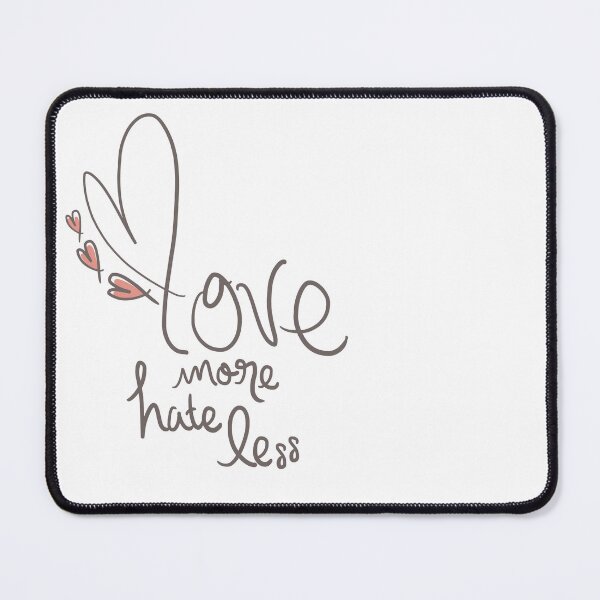 Item preview, Love More Hate Less Lettering designed and sold by Khotekmei.