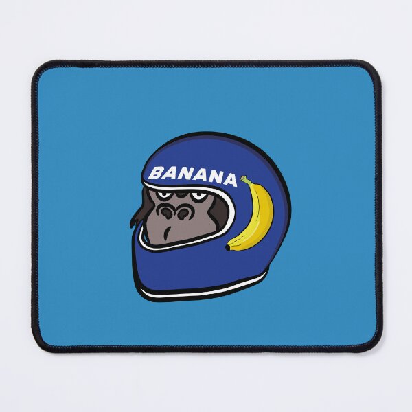 Item preview, Gorilla wearing an old racing car helmet designed and sold by Captain-Jackson.