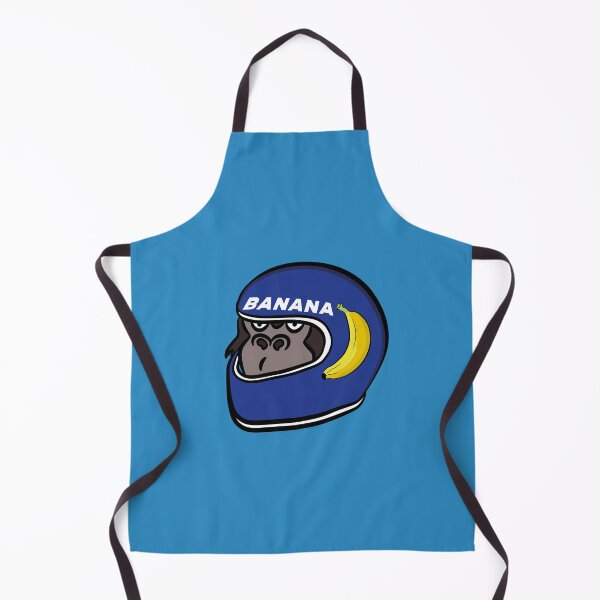 Item preview, Gorilla wearing an old racing car helmet designed and sold by Captain-Jackson.