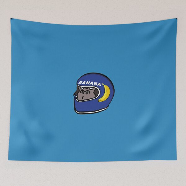 Item preview, Gorilla wearing an old racing car helmet designed and sold by Captain-Jackson.