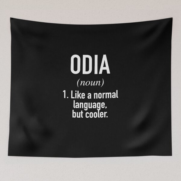 Item preview, Odia Language designed and sold by HiddenVerb.