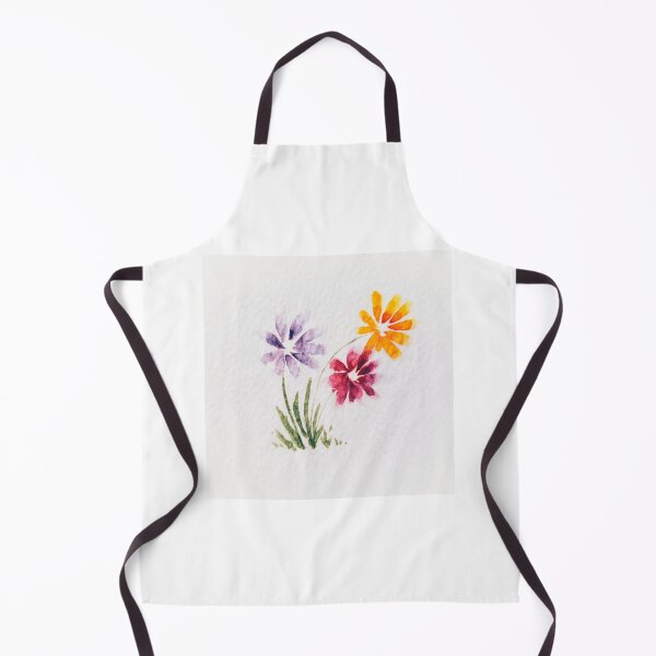 Item preview, Pink Purple Orange Daisies Textured Watercolor designed and sold by LillybellDesign.