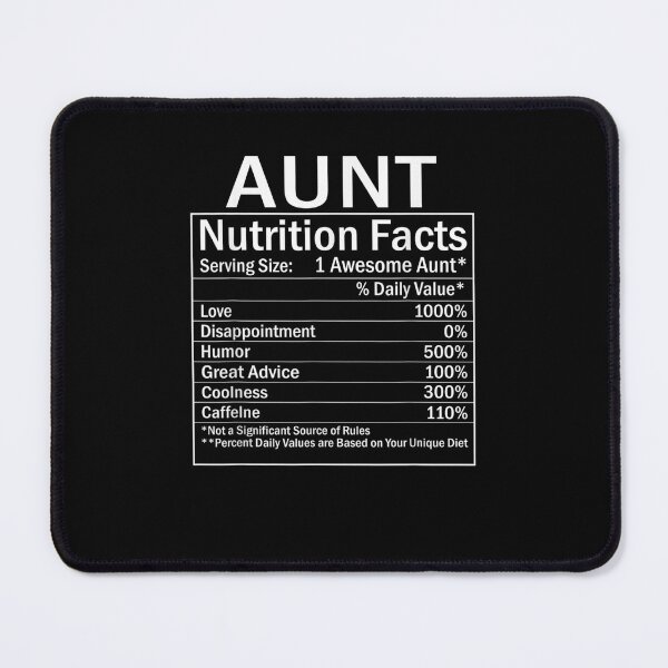 Item preview, Nutritional Facts Aunt, Funny Nutrition Fact Sheet, cool Auntie Life gft, Funny Aunt gifts, Crazy Cool Aunt, Gift For Aunt, Sister Gift designed and sold by nchofoloss.