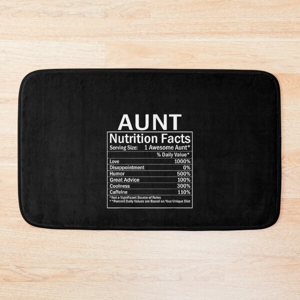 Item preview, Nutritional Facts Aunt, Funny Nutrition Fact Sheet, cool Auntie Life gft, Funny Aunt gifts, Crazy Cool Aunt, Gift For Aunt, Sister Gift designed and sold by nchofoloss.