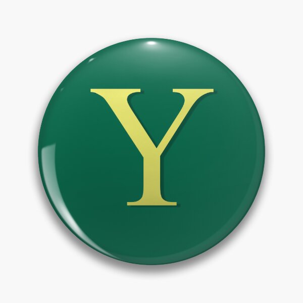 Item preview, The Letter Y Gold on Christmas Green 5748 designed and sold by Art in My Loft.