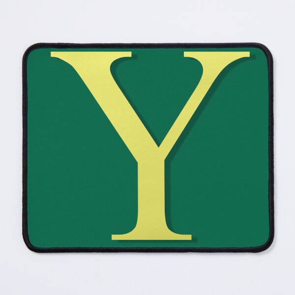 Item preview, The Letter Y Gold on Christmas Green 5748 designed and sold by Art in My Loft.