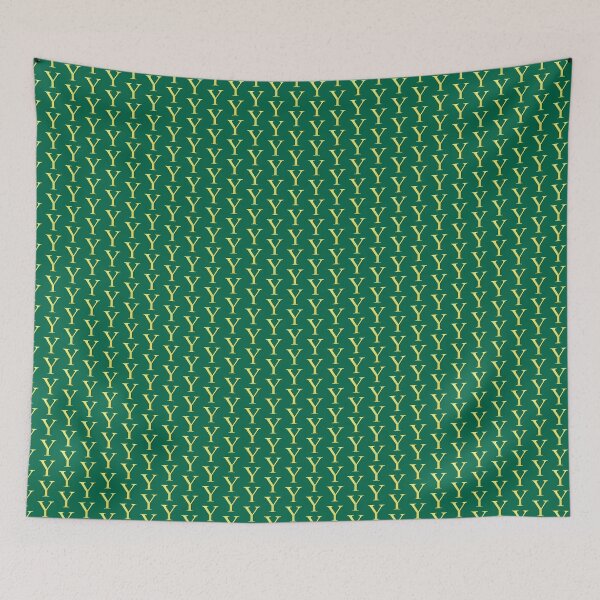 Item preview, The Letter Y Gold on Christmas Green 5748 designed and sold by Art in My Loft.