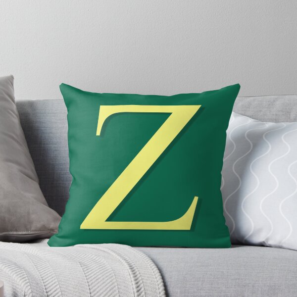 Item preview, The Letter Z Gold on Christmas Green 5748 designed and sold by Art in My Loft.