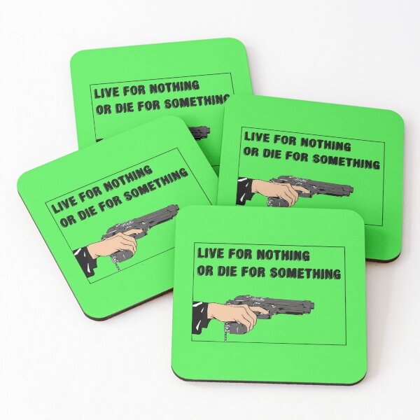 Item preview, live for nothing or die for something designed and sold by MarryBernado.