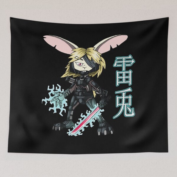 Item preview, Wonderful Memory Raitoningu Usagi (Lightening Rabbit) Graphic For Fan designed and sold by Drnovakutch.