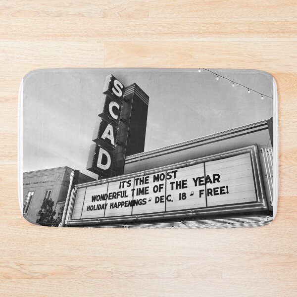 Item preview, It's The Most Wonderful Time Of The Year At The Savannah Art School Black And White designed and sold by LisaWootenPhoto.