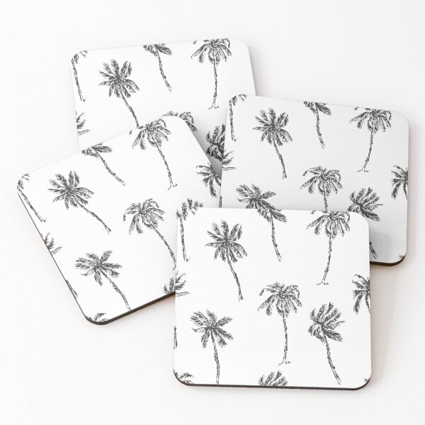 Item preview, Palm tree tropical pattern designed and sold by bokasin.